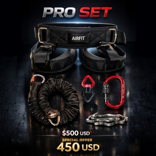 AIRFIT Bungee Fitness Cord Set – Professional Resistance Cord for Bungee Workout Training